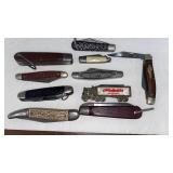 Pocket knives. McQuaide and Daniel Boone and Old