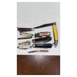 Pocket knives (10) McQuaide and others unmarked