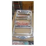 License plate covers