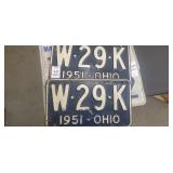 2 Ohio license plates