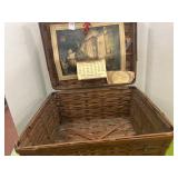 Heinz Christmas basket with 1929 Heinz calendar