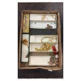 Tray Lot of Costume Jewelry