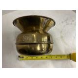 Brass RED MAN Spittoon  7in