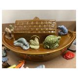 WADE England Ark + miniature porcelain animals