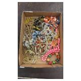 Tray Lot of Assorted Costume Necklaces