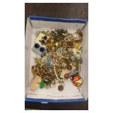 Tray Lot of Assorted Costume Jewelry