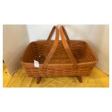 Longaberger Basket- cradle - 1989- 13 x 19 inches