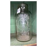 Horlickï¿½s Malted Milk jar. Racine, Wis.   Slough,