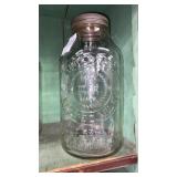 Horlickï¿½s Malted milk jar. Racine, Wis. Slough,
