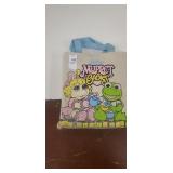 Muppet babies bag, and books.