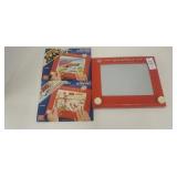 Etch a sketch and action packs