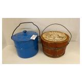 Aunt Sallyï¿½s small wooden bucket - 4.5 inches h