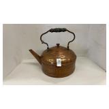 Rome copper kettle with wooden handle & lid - 13