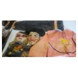 Vintage masks, and costumes