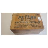 Empty cardboard shotgun shell box