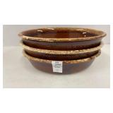 Vintage Hull/USA oven proof/ oval dish- lot of 3