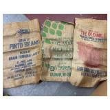 Antique burlap sacks