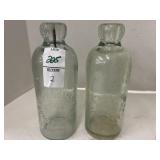 2 Hutchinson-type bottles C Landman, Somerset PA