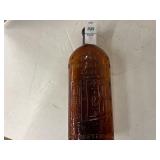 WARNERï¿½S Brown Glass Medicine Bottle