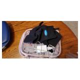 Necklaces, facial massager, charger, and ace wrap