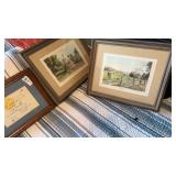 Two framed Ligonier pictures signed by Rita