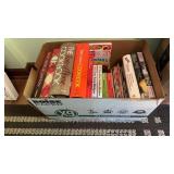 Assortment of cook books and magazines