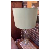 Pair of Bubble Glass Table Lamps