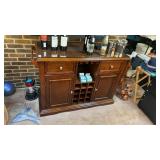 Wooden Wine Cabinet NO CONTENTS