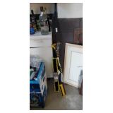 New push broom , and ice scraper/brush