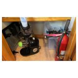 Aicok Juicer and Bottom Contents of Cabinet
