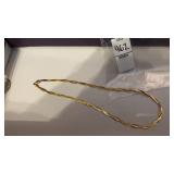 Double herringbone 14ï¿½ necklace