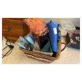 Basket Filled With Cooking Utensils and More