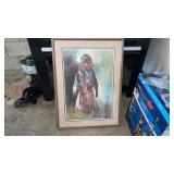 Plains Indian Girl by Ray Swanson 36x26in