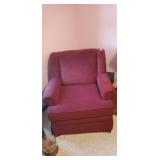 Maroon chair