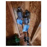 3 wrought iron deck Torches