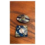 Lot of 2 Mexico .925 Sterling Brooches