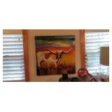 Longhorn painting