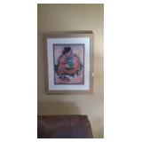 Indian with pot painting