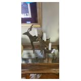 3 reindeer candle holders