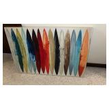 Textured Colorful Painting 24x36in