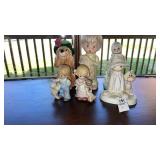 1 Precious Moments Boy with a dog & 5 other