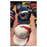 Lot of Vintage Hats Advertising Name Brand and