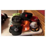 Lot of Vintage Hats Advertising Name Brand and