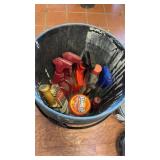 Bucket of Car Detailing Items