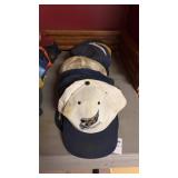 Lot of Vintage Hats Advertising Name Brand and