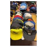 Lot of Vintage Hats Advertising Name Brand and