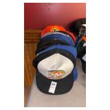 Lot of Vintage Hats Advertising Name Brand and