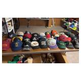Lot of Vintage Hats Advertising Name Brand and