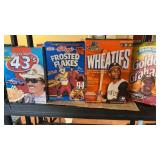 4 Collectible Cereal Boxes, Golden Grahams,