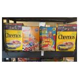 4 Collectible Cereal Boxes, Kelloggs, Lucky
